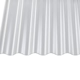 Polycarbonat Wellplatte 76/18, klar, 1,40 mm, Hauptansicht von oben
