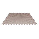 Polycarbonat Wellplatte 76/18, 2,80 mm, bronze, Hauptansicht von oben