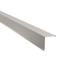 Pultabschluss aus Stahl, Reinweiß (RAL 9010), 0,50 mm Stärke, 25 µm Polyesterbeschichtung, Hauptansicht