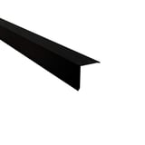 Pultabschluss Tiefschwarz RAL 9005 aus Stahl 0,50 mm mit 80 µm Shimoco Beschichtung, Hauptansicht
