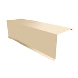 Pultabschluss aus Stahl, Hellelfenbein RAL 1015, 0,50 mm Stärke, Hauptansicht