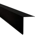 Pultabschluss Tiefschwarz RAL 9005 aus Stahl 0,50 mm mit 80 µm Shimoco Beschichtung, Hauptansicht