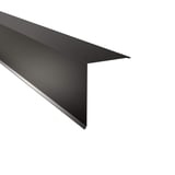 Pultabschluss Tiefschwarz RAL 9005 aus Stahl 0,50 mm, Polyesterbeschichtung 25 µm