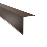 Pultabschluss Nussbraun RAL 8011 aus Stahl 0,75 mm mit 25 µm Polyesterbeschichtung, Hauptansicht