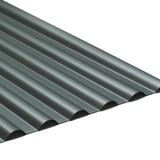PVC Profilplatte SINTRA 77/18 Anthrazit-Metallic, 1,20 mm, Detailansicht der Wellenstruktur