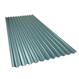 PVC Profilplatte SINTRA 77/18 Grün-Metallic, 1,20 mm, schräge Ansicht von oben