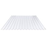 PVC Spundwandplatte | 70/18 | Sparpaket | 1,40 mm | Klarbläulich | Breite 3,18 m | Länge 3,00 m
