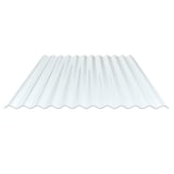 PVC Wellplatte 76/18 klarbläulich, 1,30 mm Stärke, freigestellt