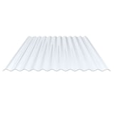 PVC Wellplatte | 76/18 | 1,30 mm | Klarbläulich | 4,50 m