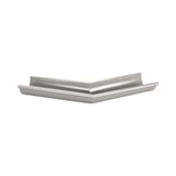 Rinnenaußenwinkel 135 Grad aus Stahl, Graualuminium RAL 9007, 50 µm Polyurethan-Beschichtung