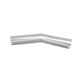 Rinneninnenwinkel 135 Grad aus Stahl in Weißaluminium (RAL 9006) mit Polyurethan-Beschichtung