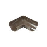 Rinneninnenwinkel 90 Grad aus braunem PVC von Plastmo, Hauptansicht