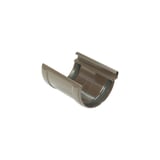 Rinnenverbinder mit Gummidichtung aus braunem PVC von Plastmo, Hauptansicht