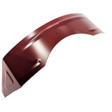 Schneefangbügel aus Aluminium, 1,75 mm, purpurrot RAL 3004, Hauptansicht