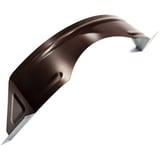 Schneefangbügel aus Aluminium, schokoladenbraun RAL 8017, 1,75 mm Stärke, Hauptansicht