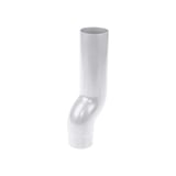 Sockelknie aus grauem PVC von Plastmo, Hauptansicht