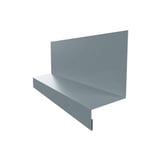 Sockelleiste Typ 2 aus Stahl, Fenstergrau RAL 7040, 0,75 mm stark, 200 µm HPS Ultra Beschichtung