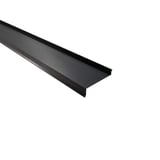 Sohlbank aus dunkelgrauem Stahl, 0,50 mm stark, mit 35 µm Mattpolyester-Beschichtung, Hauptansicht