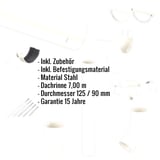 Stahl Dachrinnen Sparpaket 7,00 m