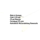 Startprofil Stahl 0,50 mm Reinweiß mit eingeblendeten technischen Daten