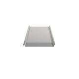 Stehfalzblech 33/500-LE in Grauweiß, Unterseite mit Anti-Tropf-Vlies 1000 g/m²