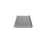Stehfalzblech 33/500-LE aus Aluminium 0,70 mm, Graualuminium RAL 9007, 25 µm Polyester, Seitenansicht
