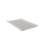 Stehfalzblech 33/500-LE in Weißaluminium (RAL 9006) mit 0,75 mm Stärke, Hauptansicht