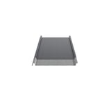 Stehfalzblech 33/500-LR, anthrazitgrau, Unterseite mit Anti-Tropf-Vlies 1000 g/m²