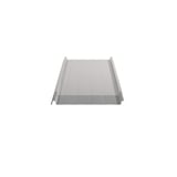 Stehfalzblech 33/500-LR, Stahl 0,75 mm, Grauweiß (RAL 9002) mit Anti-Tropf-Vlies, Schnittansicht