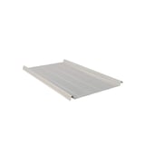 Stehfalzblech 33/500-LR aus Stahl 0,63 mm, Weißaluminium RAL 9006, Hauptansicht