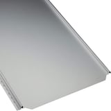 Stehfalzblech PD-510-S Flach Lichtgrau, 0,50 mm Stahl, Hauptansicht von oben
