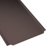 Stehfalzblech PD-510-S Flach, schokoladenbraun RAL 8017, 0,50 mm Stahl mit 50 µm PURMAT® Beschichtung