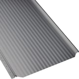 Stehfalzblech PD-510-S Mikro Weißaluminium, schräg von oben, mit feiner Profilierung