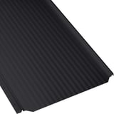 Stehfalzblech PD-510-S Mikro Tiefschwarz RAL 9005, Hauptansicht, Stahl 0,50 mm, PURMAT 50 µm