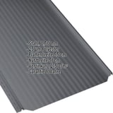 Stehfalzblech PD-510-S Mikro Anthrazitgrau, Stahl 0,50 mm, mit eingeblendeten Produktdaten
