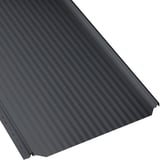 Stehfalzblech PD-510-S Mikro Anthrazitgrau, 0,50 mm Stahl, Detailansicht der Mikroprofilierung