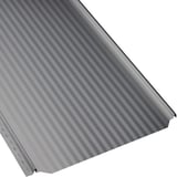 Stehfalzblech PD-510-S Mikro Weißaluminium, Stahl 0,50 mm, Detailansicht der Profilstruktur