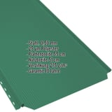 Stehfalzblech PD-510-S Minzgrün, 0,50 mm Stahl, mit eingeblendeten Eckdaten