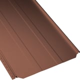 Stehfalzblech PD-510-S Trapez Ziegelrot, 0,50 mm Stahl, 35 µm Mattpolyester