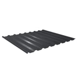 Trapezblech 20/1100 dunkelgrau, 0,50 mm Stahl, 35 µm Mattpolyester-Beschichtung, Hauptansicht