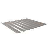 Trapezblech 20/1100 Aluminium Graualuminium, 0,70 mm, 25 µm Polyesterbeschichtung, Hauptansicht
