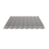Trapezblech 20/1100 Aluminium Graualuminium mit Anti-Tropf-Vlies auf der Unterseite