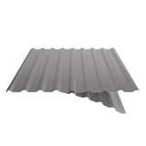 Trapezblech 20/1100 Aluminium Graualuminium mit teilweise sichtbarem Anti-Tropf-Vlies