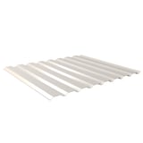 Trapezblech 20/1100 Wand, Reinweiß RAL 9010, 0,50 mm Stahl, freigestellt