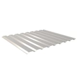 Trapezblech 20/1100 Wand, Weißaluminium (RAL 9006), 0,75 mm Stahl, Polyesterbeschichtung, Hauptansicht