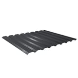 Trapezblech 20/1100 aus Stahl, 0,50 mm, dunkelgrau mattpolyester beschichtet, Hauptansicht