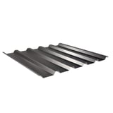 Trapezblech 35/207 Tiefschwarz (RAL 9005) aus Stahl 0,50 mm, Hauptansicht der Profilplatte