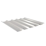 Trapezblech 35/207, Weißaluminium (RAL 9006), 0,63 mm Stahl, 25 µm Polyesterbeschichtung, Hauptansicht
