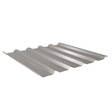 Trapezblech 35/207 Aluminium 0,70 mm Graualuminium, Hauptansicht von oben schraeg