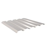 Trapezblech 35/207 Wand, Stahl 0,50 mm, Lichtgrau RAL 7035, Hauptansicht schräg von oben